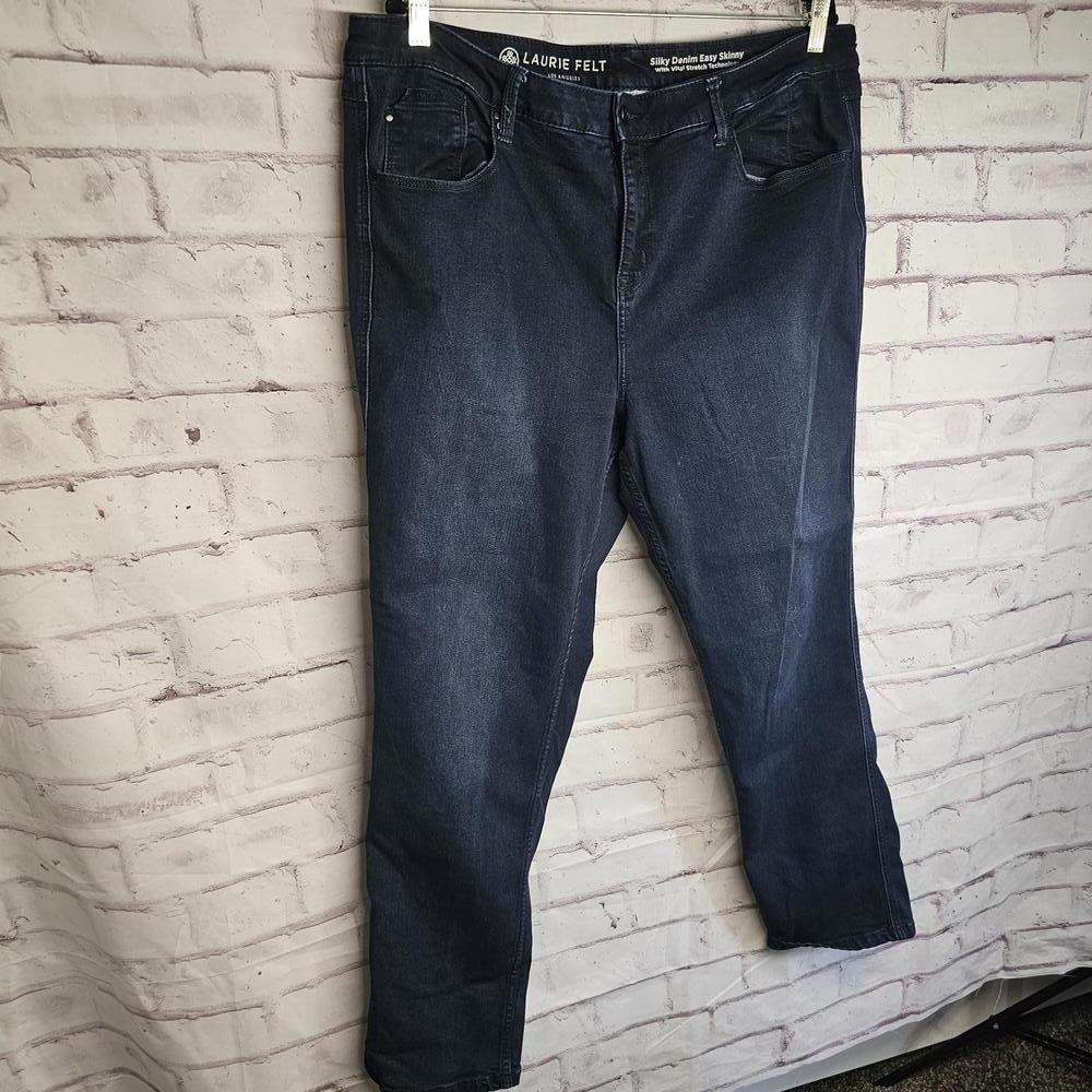 Laurie Felt Dark Wash Jeans 1X